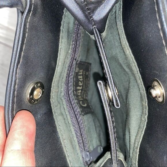 Chateau mini bucket bag w/snap close & straps - Picture 11 of 11